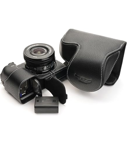 SONY - （美品保証付）SONY α6400（専用カバー&amp;純正バッテリー&amp;チャージャー付） Amazon.co.jp: ASHONNEY for 対応 So ny ソニー PEN A6000 A6300